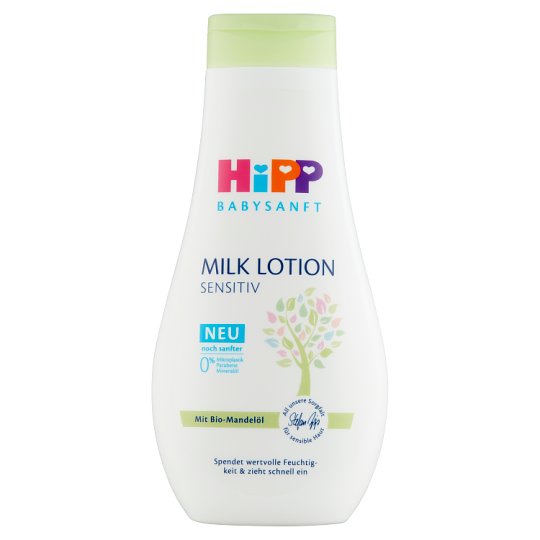 Hipp Babysanft Sensitive Тоалетно мляко за тяло х 350 ml